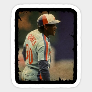 Tim Raines in Montreal Expos Sticker